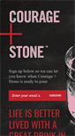 Mobile Screenshot of courageandstone.com